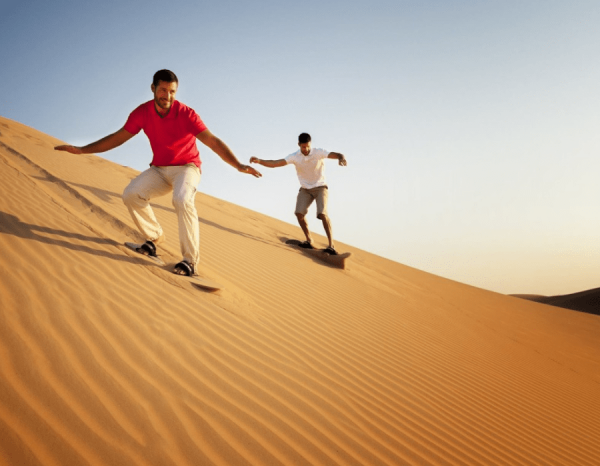 Sandboarding in Ras Al Khaimah