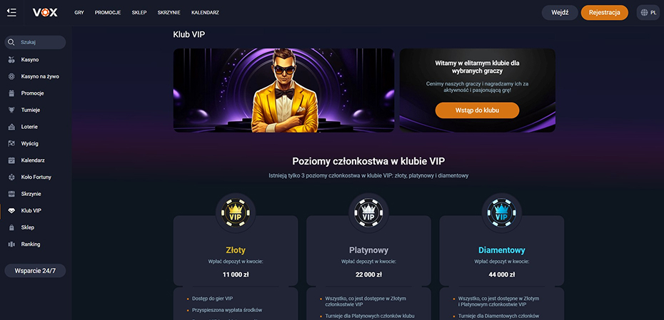 VoxCasino — nowoczesne kasyno online z ofertą dla każdego gracza
